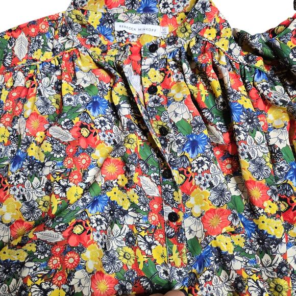 Rebecca Minkoff Tine Floral Midi Dress Size: XS - Picture 5 of 6